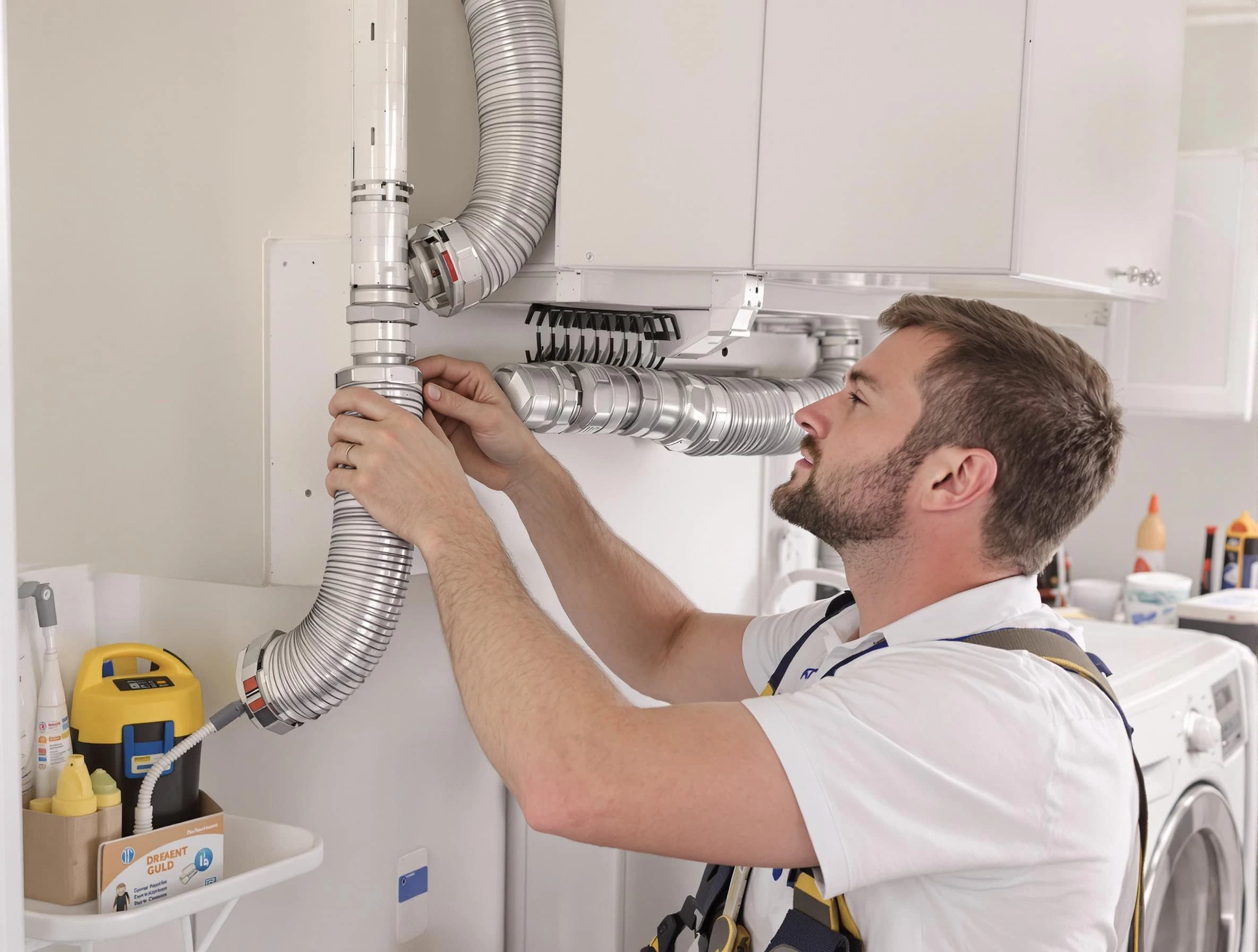 Professional dryer vent repair and installation by Bluffdale Dryer Vent Cleaning in Bluffdale