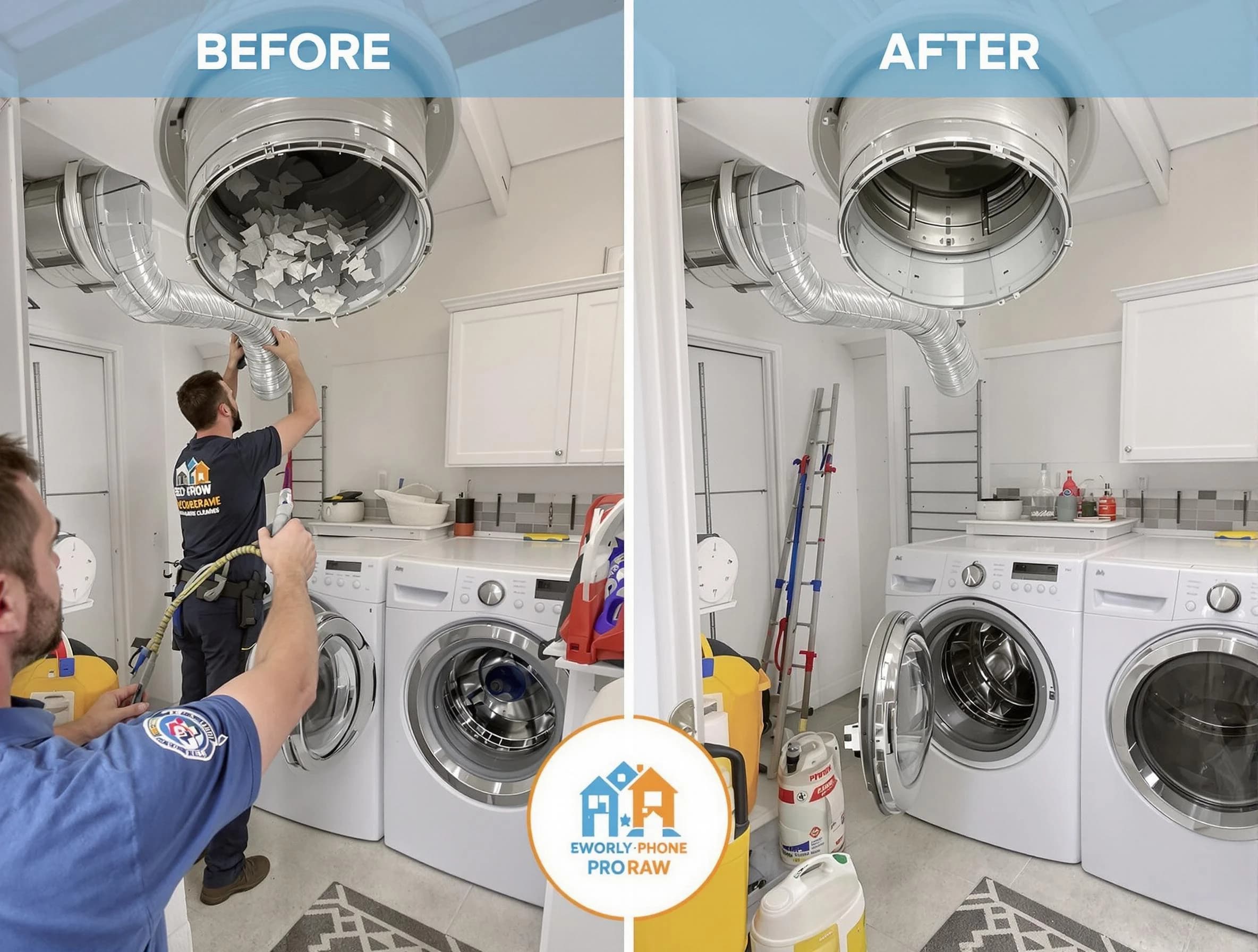 Residential dryer vent cleaning by Bluffdale Dryer Vent Cleaning in Bluffdale
