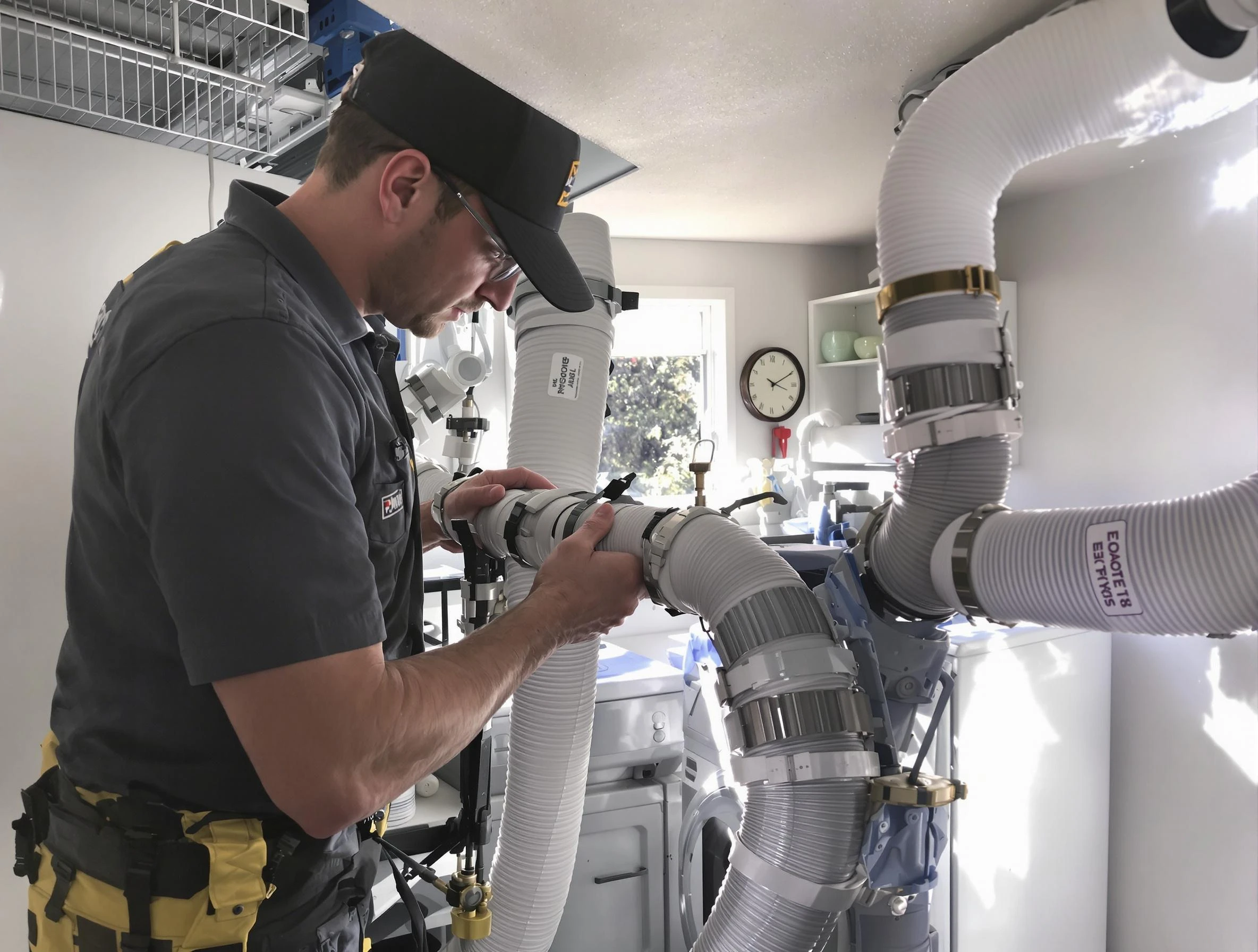 Dryer Vent Hose Installation in Bluffdale