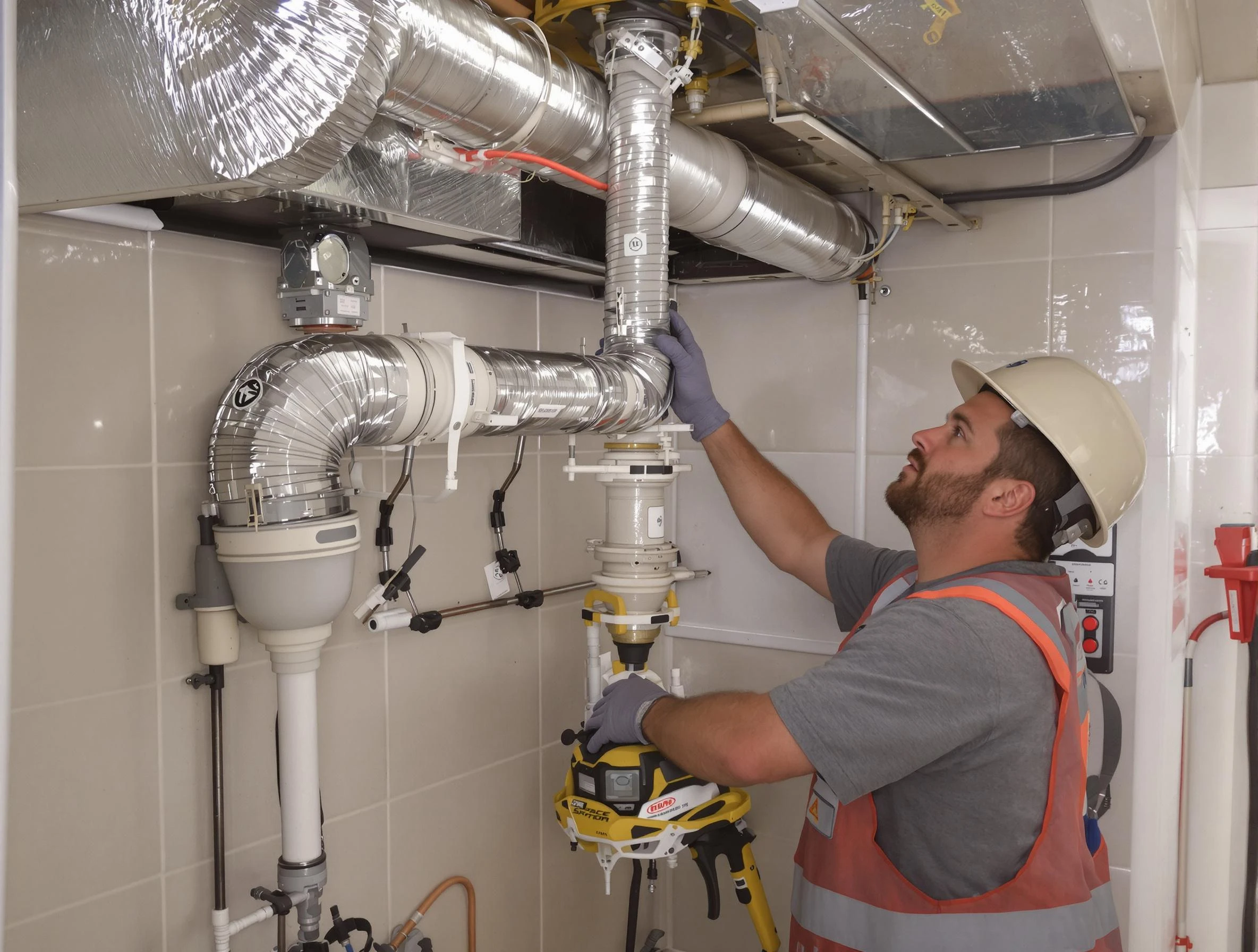 Bluffdale Dryer Vent Cleaning expert performing professional dryer vent repair and installation in Bluffdale